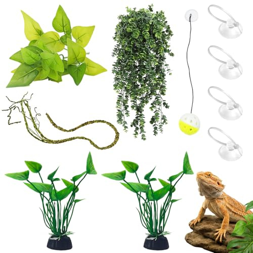 ZHITENG Reptiles Lagartija Decoración del hábitat, Accesorios de Tanque