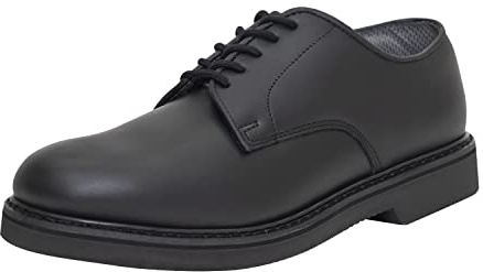 Rothco Uniform Oxford Leather Shoes – Professional & Comfortable Dress Footwear, Black, Medium, 10.5