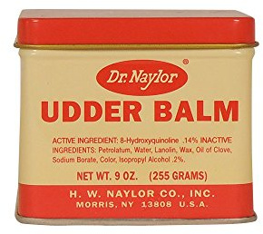Dr. Naylor Udder Balm (9 oz.) - Traditional Antiseptic Moisturizing Ointment
