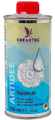 CREARTEC wasserfester Gipsdicht - ideal zum Abdichten von Gips, Beton, Stein, … - 250ml - Made in Germany