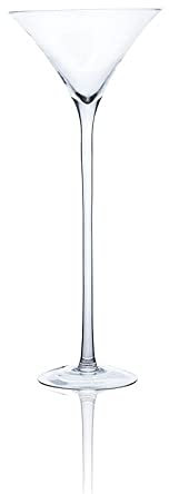 Sandra Rich XXL Martiniglas, Bodenvase auf Fuß H. 70cm Ø 30cm transparent rund