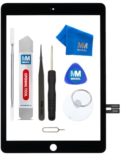 MMOBIEL Digitalizador Pantalla táctil Frontal compatible con iPad 6. Gen 2018 9.7 Pulg. (Negro) Incl Kit de Herramientas