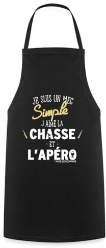 Spreadshirt Mec Simple Chasse Dicton Tablier Cuisine