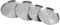Daytesy 4er Set Herdabdeckplatten Rund Kochfeld Abdeckung, 2x17cm/2x21cm Herd Abdeckplatten Herdplattenabdeckung Herdplatten Edelstahl Abdeckung Für Elektroherde Herdplatten