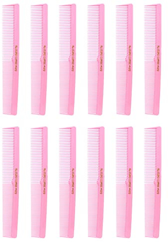 Allegro Combs No. 420 Hair combs Barber Comb Set Hair Cutting Pocket Styling For Hair Stylist 12 Count