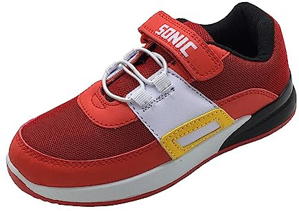 Sonic The Hedgehog, Boys or Girls Trainers with Flashing Lights, Red, Size 2