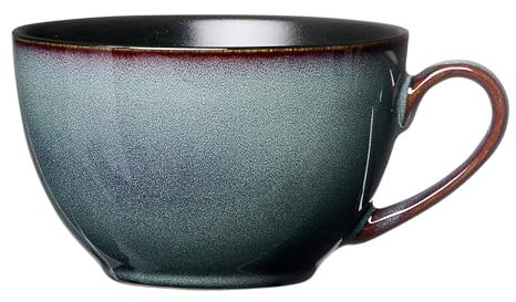 Ritzenhoff & Breker Bali Kaffeetassen, 220 ml, Moderne Teetasse mit Farbverläufen, Skandinavisches Design mit Reaktivglasur, Steinzeug, Blau