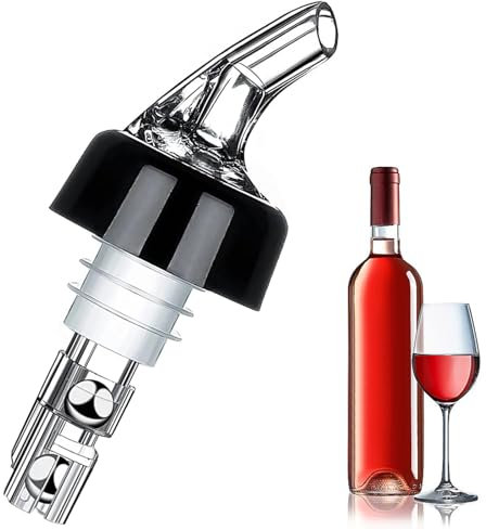 1 Pezzi Liquor Pourer Trasparente, Beccuccio Dosatore, Dispositivo per il Versamento Quantitativo del Vino, Versatore Bottiglia 30 ml, Dosatore per Vino per Vino, Cocktail, Casa, Bevande
