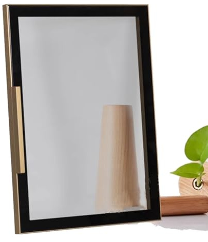 Porte d'armoire en verre en aluminium personnalisable avec poignée intégrée, panneaux de verre de rechange pour bibliothèque, taille 30 x 180 cm.