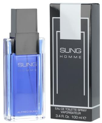 Alfred Sung Homme Eau de Toilette for Men, 3.4 fl oz