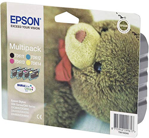 Patrone Epson Stylus D68 black + Color T0615