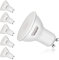 GU10 Led Warmweiß 6W Leuchtmittel Birne Lampe 3000K 420 Lumen Abstrahlwinkel 120-160 Grad Reflektor 5 Stücke Energiespar
