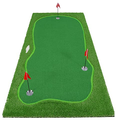 Golf Putting Green, Practice Putting Green Mat, Large Professional Golfing Training Mat for Indoor Outdoor (5x12ft)