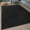 THE RUGS Low Pile Area Rugs – Modern Indoor Rugs for Living Room, Bedroom, Dining Room, Entryway – Non-Shedding (Dark Grey, 80x150 cm)