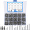 400 Piezas Juego Surtido de Tornillos Autorroscantes, Tornillos de Cabeza Plana, Tornillos Autorroscantes de Cabeza Torx de Acero Inoxidable, Tornillos para Madera - M3/M3.5/M4