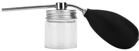 lyrlody Hair Fibers Spray Applicator, Refillable Portable Pump | Rubber Pump, Refillable Bottle, Fine and Even Application, Portable Use, Powder Bottle, Personal Care