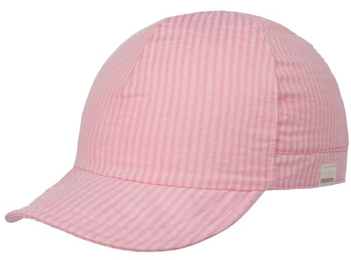 maximo Twotone Stripes Kids Keps Barn - Made in Germany bomullskeps basebollkeps barnkeps med skärm Vår-sommar Sommar - 51 cm pink