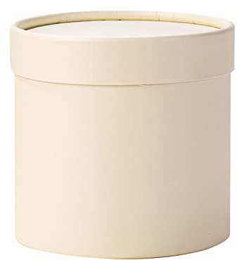 Navna Cajas de regalo redondas vacías con tapas, caja de cartón con flores, decoración de boda, centros de mesa, suministros de aniversario, cajas de cartón con tapas para embalaje de regalos, 12 x 12