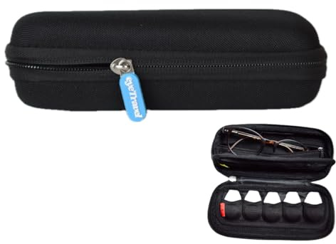 eyeTravel Travel Contact Lens Organizer - Holds 40 Lenses - Compact and Lightweight Travel Essential Case
