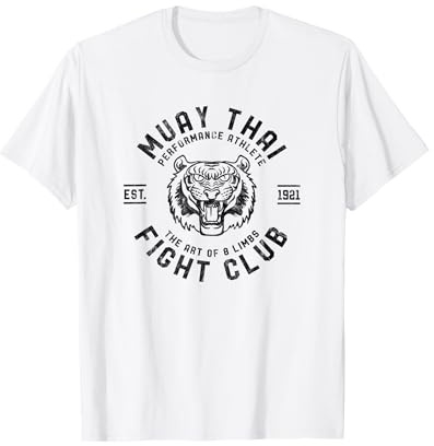 Muay Thai Fight Club Tiger Kick Boxing T-Shirt