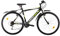 Multibrand PROBIKE 26 Zoll Mountainbike ALU Rahmen 18 Gang, Herren-Fahrrad & Jungen-Fahrrad, Schutzbleche, geeignet ab 165-183 cm (Schwarze grüne Legierung)