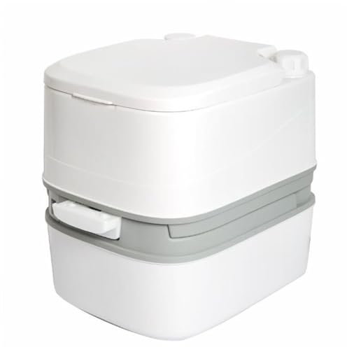 Toilette Portatile da Campeggio, Toilette Chimica da 24 Litri, Toilette Mobile da Campeggio Altamente Confortevole, Toilette da Esterno per Viaggi