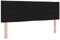 vidaXL Kopfteil Linien-Design Schwarz 140 cm Stoff