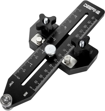 DEEFIINE Gabarit de Déchirage Mince pour Scie Circulaire de Menuiserie pour la Fabrication de Coupes Répétitives de Bandes Fines et Étroites Outils de Menuiserie pour Déchirage Mince Rapide