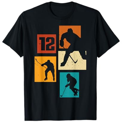 Jugador de Hockey sobre Hielo para niños de 12 años de Edad Camiseta
