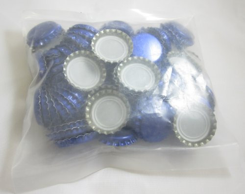 Kronenkorken zum Verschließen von handelsüblichen Mehrwegflaschen 100 Stück Blau Kronkorken Bierkapsel