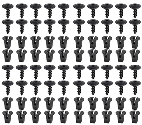 80 stycken karossskruvar M5 x 16 mm, Torx, set, sortiment, platta huvudskruvar självgängande skruvar rostfritt stål