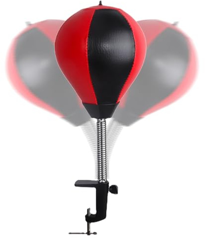 Sac de frappe anti-stress avec pince de table, sac de frappe de bureau, punchingball, balle de wutball, balle de réflexe, coussin de colère pour et adultes