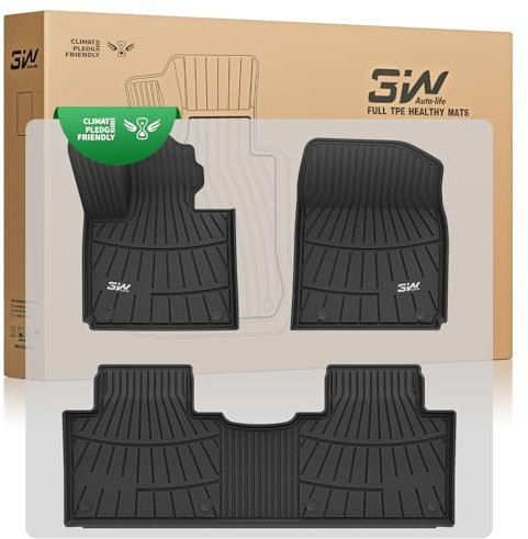 3W Golvmattor för Xpeng G9 2023-2026 | TPE Thorex™ Allväder | 3D Skräddarsydd Passform | Hundvänligt Biltillbehör | Vattentät & Reptålig | Antislip