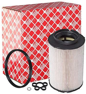 febi bilstein 26566 Kraftstofffilter mit Dichtringen, 1 Stück