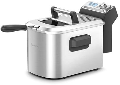 Breville Smart Fryer, 4 Quart, Brushed Stainless Steel