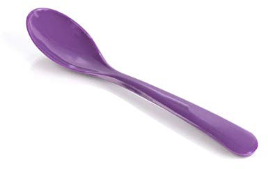 Kimmel Eierlöffel Babylöffel Dessertlöffel groß gemischt (6 Stück) Mehrweg, Kunststoff, Violett 21-000-3309-1