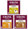 Lot de 3 boîtes de 16 capsules compatibles avec Dolce Gusto Costa - Latte, Caramel, Cappuccino - Total de 48 dosettes - 24 boissons