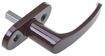 Aqbau® Poignée de fenêtre en métal marron