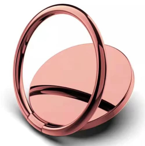 YGKJ Anillo Soporte Móvil, Soporte para Teléfono Celular con Rotación 360º, Teléfono Metal Universal Soporte Compatible con iPhone, Samsung, LG, Sony y Todos los teléfonos Inteligentes (Oro Rosado)