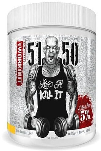 5% Nutrition 5150 Pre-Workout Powder | High-Stim Formula with Caffeine, Citrulline & Beta-Alanine | 30 Servings, Wildberry