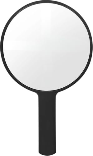 Nokwocy Handspiegel, Friseur Spiegel, Handspiegel mit Griff, Hand Mirror, Mode tragbare Handheld Runde Kosmetikspiegel, Zuhause, Reisenutzung