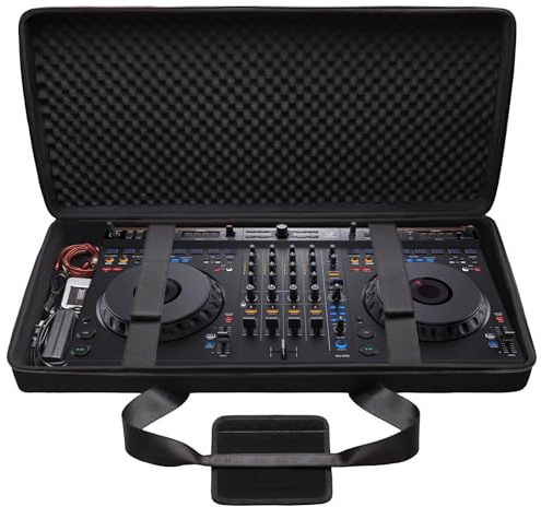 DR·AMIU DJ Controller Bag Case Compatible with Pioneer DJ DDJ-FLX10, DDJ-REV5, DDJ-REV7, DDJ-FLX6-GT, AlphaTheta DDJ-GRV6, RANE FOUR, RANE PERFORMER DJ Controller, Black Storage Bag