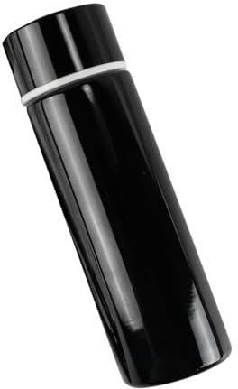 Gorise Stainless Steel Water Bottle, 150 Ml Mini Coffee for Hot Drinks, Portable Small Thermos Water Black