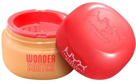 NYX Professional Makeup Polvere Libera Fissante, Finish Glow a Lunga Tenuta, Formula Arricchita con Peptidi e Tè Verde, Wonder Snatch Powder, Banana Brat, 6 g