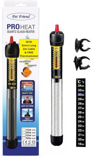 Pet Friend Pro Heat Aquarium Heater - 50W Tropical Fish Tank Thermostat