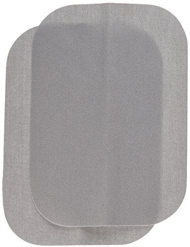 WRIGHTS BDX230-008.45 Bondex Iron-On Patches 5X7 2/Pkg-Light Grey