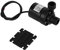 Wasserpumpe DC 24V Brushless Tauchwasserpumpe 22W 800L/H, Aquarium Pumpe Wasser Förderhöhe 5M, Schmutzwasserpumpe für Gärten, Aquarium, Teich, Wasserspiel, Brunnen, Pool and Regentonne (Schwarz)