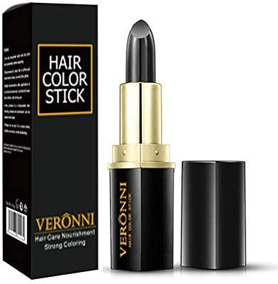 Tiza de pelo profesional Symeas, tinte temporal para el cabello, no tóxico, color crayón, color blanco, parche para el cabello, pintalabios, lápiz labial, lápiz de tinte temporal para el cabello