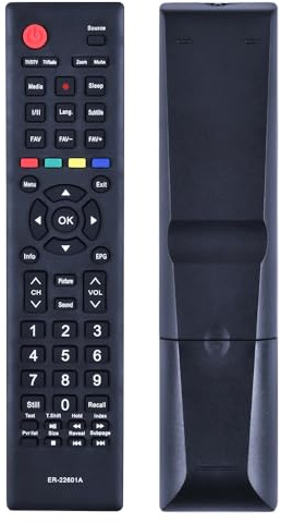 GOUYESHO ER-22601A - Mando a Distancia de Repuesto Adecuado para Hisense TV Compatible con H43N2100C H43N2100C LHD32A310JSEU LTDN40D36TUK LHD24D33EU LHD32W26CEU LTDN40D50EU LHD32D50EU