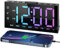 LIORQUE Wecker Digital LED Wecker mit 8 Modi RGB-Display Digitale Uhr mit Großer LED Anzeige DST-Modus 2 Alarme und 5 Einstellbare Lautstärke Snooze USB Ladeanschluss für Schlafzimmer
